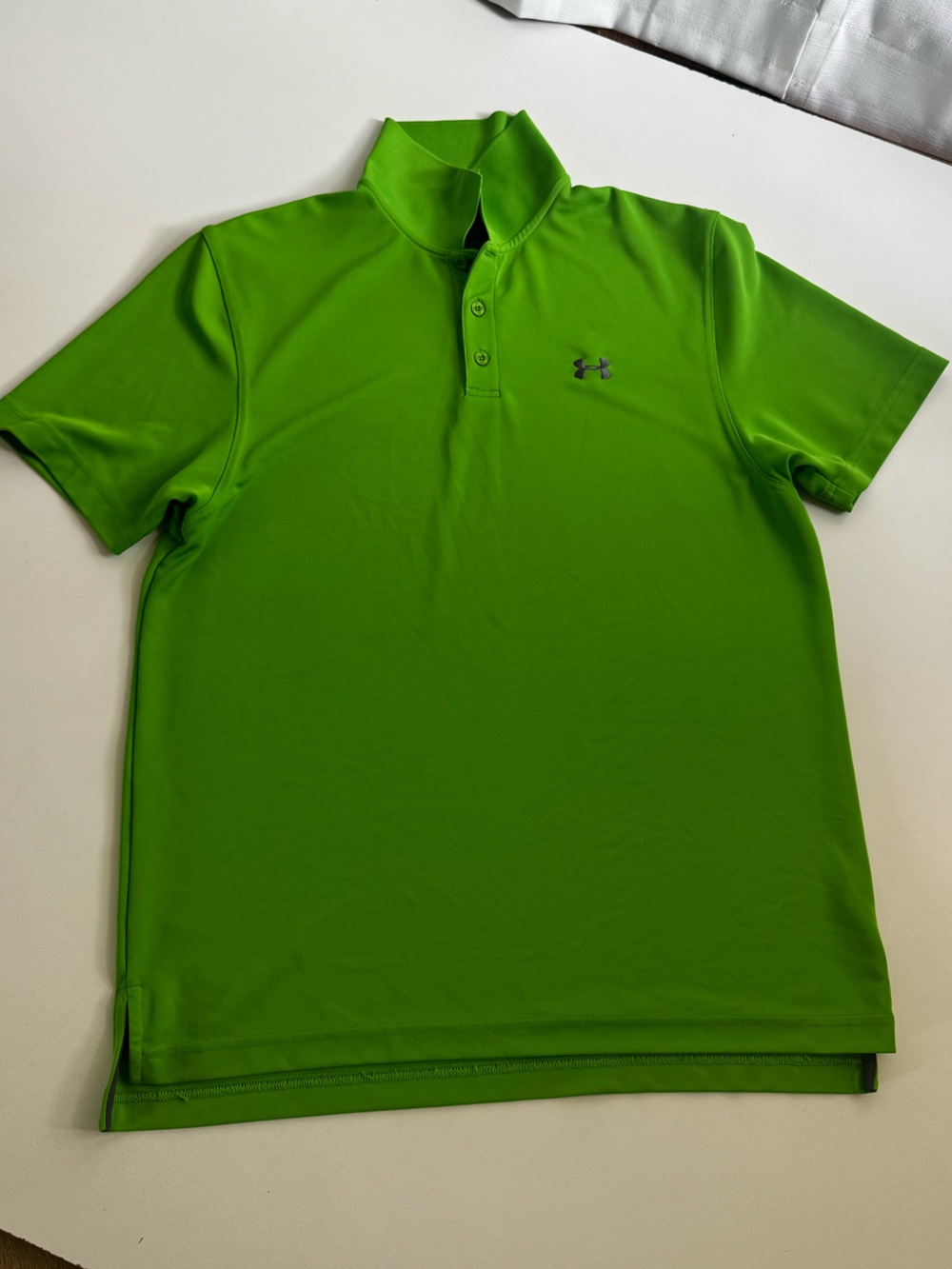 Under Armour HeatGear Golf Polo - Bright Lime Green - Size Large
